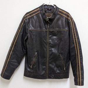 Men's Faux Leather Jacket